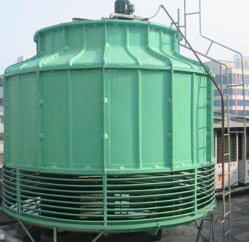 玻璃鋼圓形冷卻塔的安裝